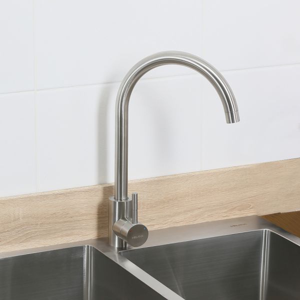 Смеситель для кухни Melana Tondo MELANA-610103 сатин